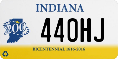 IN license plate 440HJ