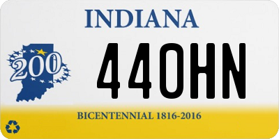 IN license plate 440HN