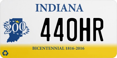 IN license plate 440HR