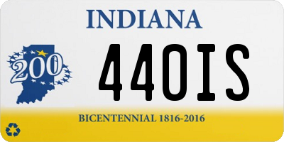 IN license plate 440IS