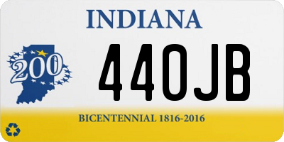 IN license plate 440JB