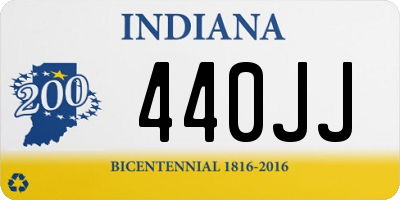 IN license plate 440JJ