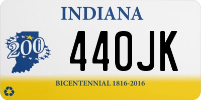 IN license plate 440JK