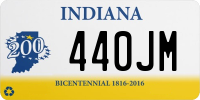 IN license plate 440JM