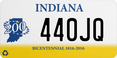 IN license plate 440JQ