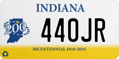 IN license plate 440JR