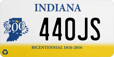 IN license plate 440JS