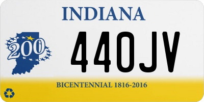 IN license plate 440JV