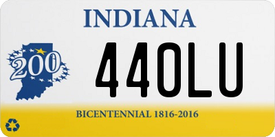 IN license plate 440LU