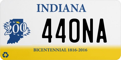 IN license plate 440NA