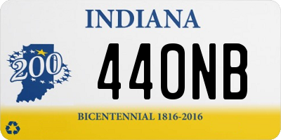 IN license plate 440NB