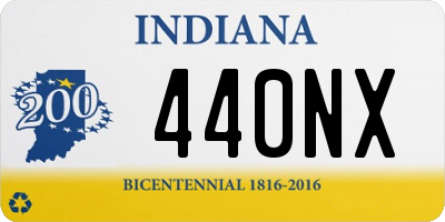 IN license plate 440NX