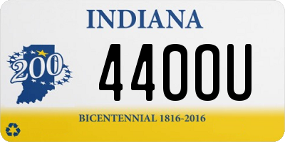 IN license plate 440OU