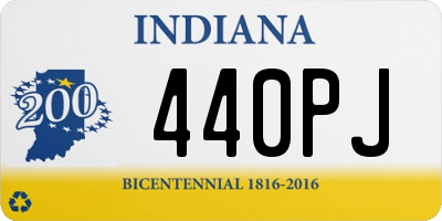 IN license plate 440PJ