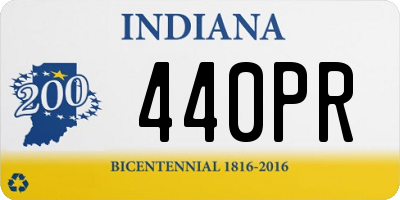 IN license plate 440PR