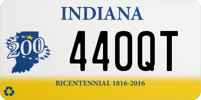 IN license plate 440QT