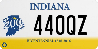 IN license plate 440QZ