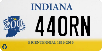 IN license plate 440RN