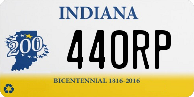 IN license plate 440RP