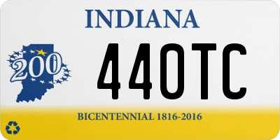 IN license plate 440TC