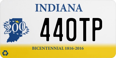 IN license plate 440TP