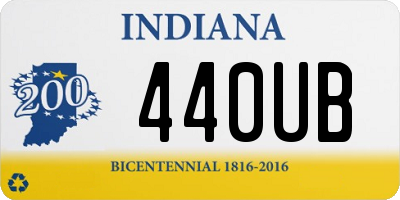 IN license plate 440UB