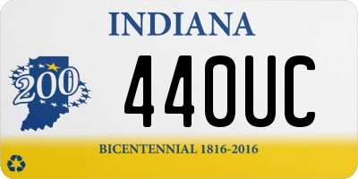 IN license plate 440UC