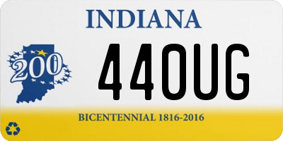 IN license plate 440UG