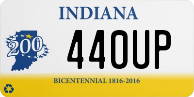 IN license plate 440UP