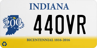 IN license plate 440VR