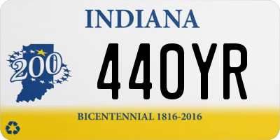 IN license plate 440YR