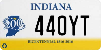 IN license plate 440YT