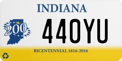 IN license plate 440YU