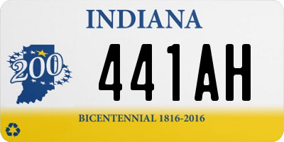 IN license plate 441AH