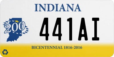 IN license plate 441AI