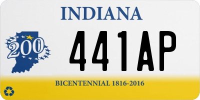 IN license plate 441AP