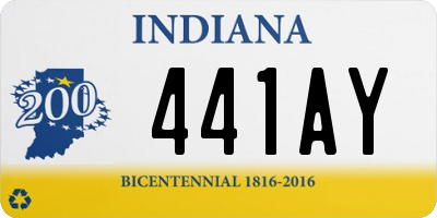 IN license plate 441AY