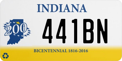 IN license plate 441BN