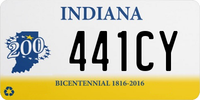 IN license plate 441CY
