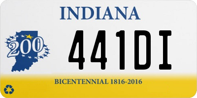 IN license plate 441DI