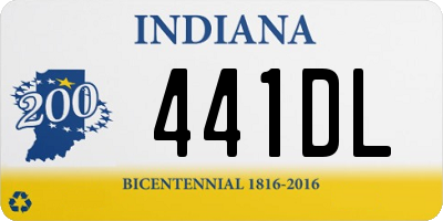 IN license plate 441DL