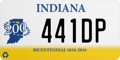 IN license plate 441DP