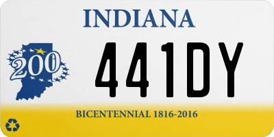 IN license plate 441DY