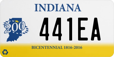 IN license plate 441EA