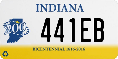 IN license plate 441EB