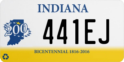 IN license plate 441EJ