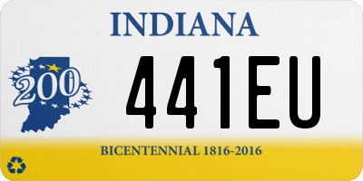 IN license plate 441EU