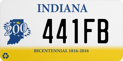 IN license plate 441FB