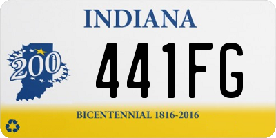 IN license plate 441FG