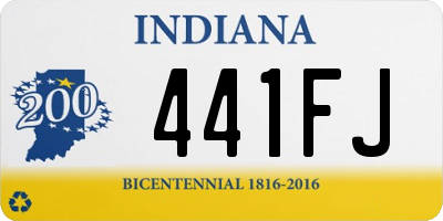 IN license plate 441FJ